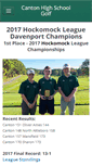 Mobile Screenshot of cantonhighschoolgolf.com