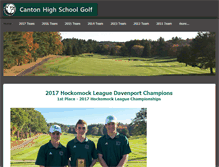 Tablet Screenshot of cantonhighschoolgolf.com